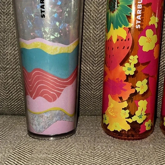 2019/2022 Starbucks Coffee Co. Bundle Lot of 4 Tumblers/Bottles/Cups w/lids - Picture 6 of 17